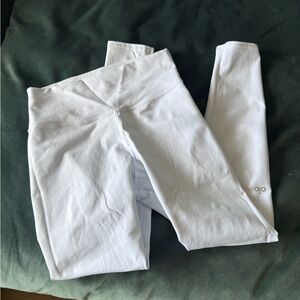 Alo large white high waist airbrush leggings